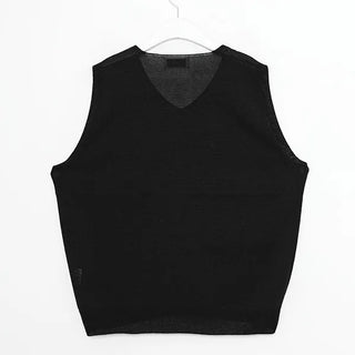 Oversized V-neck vest