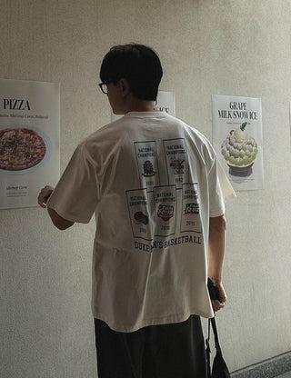 DUKE Basket Printed Short Sleeve T-shirt (2 colors)