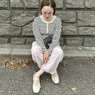 Shirring flat shoes