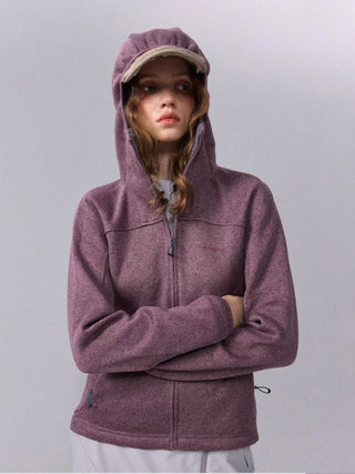 [Monterest] 5A Antibacterial Fleece-Lined Hooded Cardigan