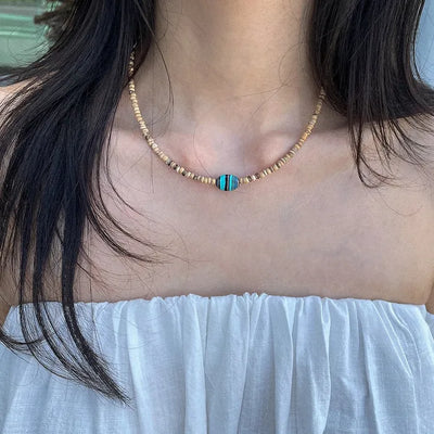 Blue Oud Necklace