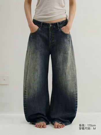 MASONPRINCE Distressed Curved Denim