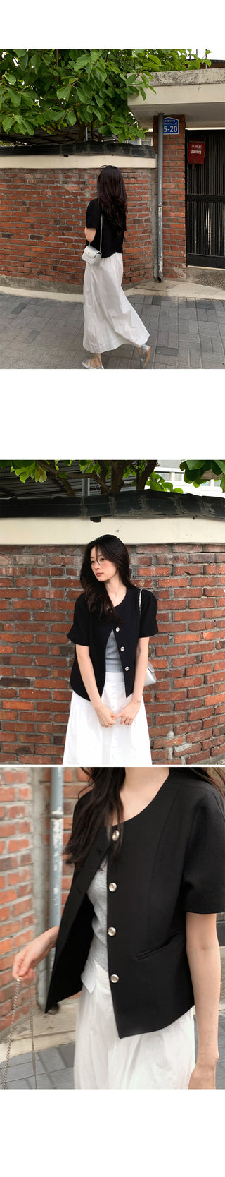 Summer Half Tweed Jacket - 2 colors