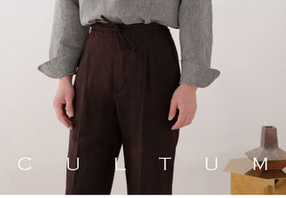 [CULTUM] Linen Half Placket Shirt
