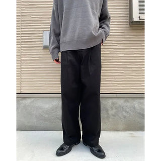 Wide cotton pants