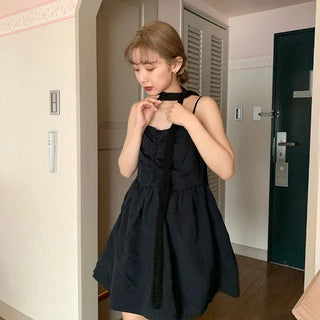 Shirred mini dress