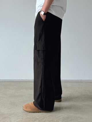 Reason Corduroy Cargo String Pants