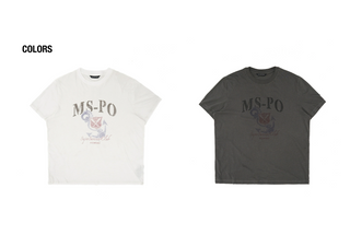 [MASONPRINCE] Linen Cotton Print T-shirt