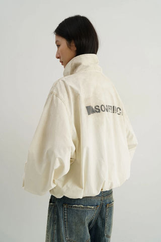 MASONPRINCE Distressed Nylon Coach Jacket
