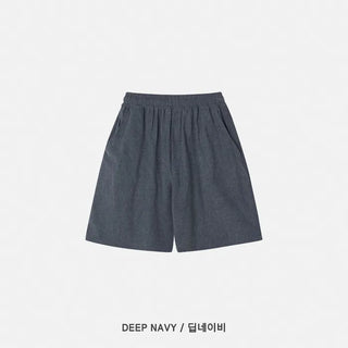Pigmented elastic waist pants