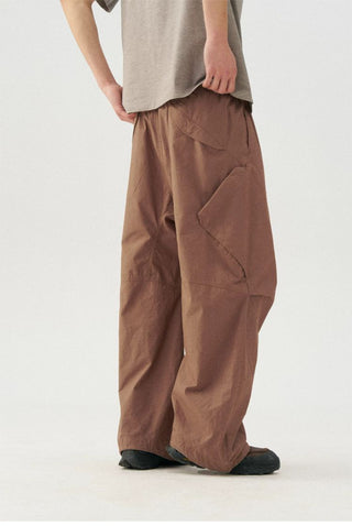 [Monterest] Enzyme Washed Wide Leg Work Pants