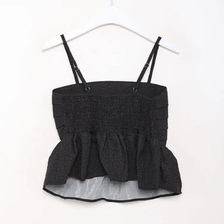 Pintuck Flare Top