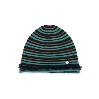 [Moromoro2] Striped Lace-Up Cold Hat