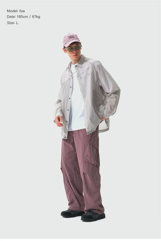 [Monterest] Water Repellent Lightweight Snap Shirt