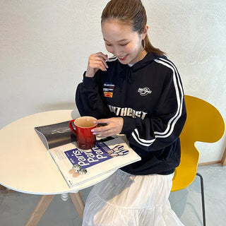 Line Hoodie Sweatshirt