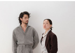 [CULTUM] Linen Half Placket Shirt