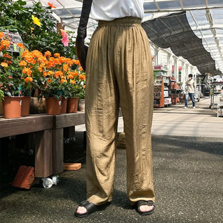 mute pleat pants