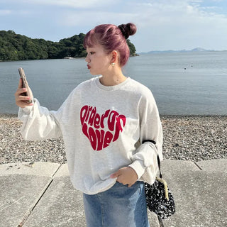 Heart logo sweatshirt
