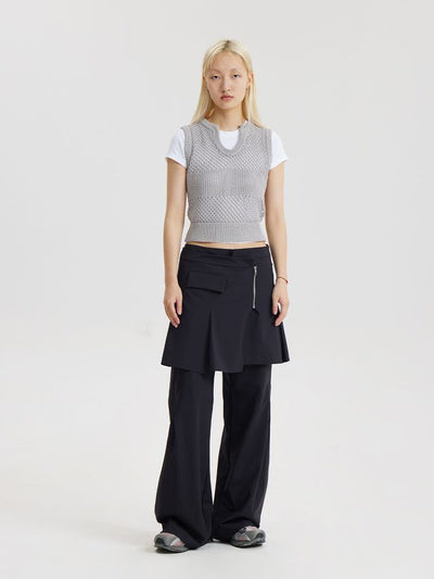 CONP Combination Culottes Set (Black)