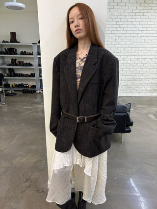 [NeverSeez] Distressed Tailored Blazer