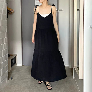 ribbon sleeveless cancan ops