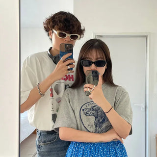 Simple oval sunglasses
