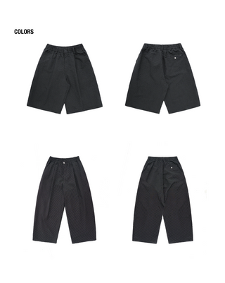 [MASONPRINCE] Black Plaid Pleated Pants