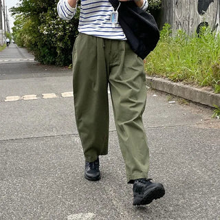 cotton balloon pants (khaki)
