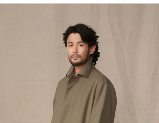 [CULTUM] Wool Blend Waterproof Mac Coat