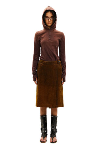 [Moromoro2] Old Hooded Long T-Shirt