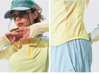[Monterest] Half-Zip Slim Fit UV Protection Top