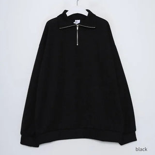 Oversized zip-up knit