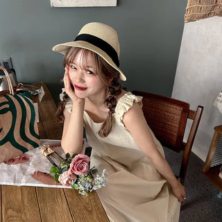 Two-tone bucket hat