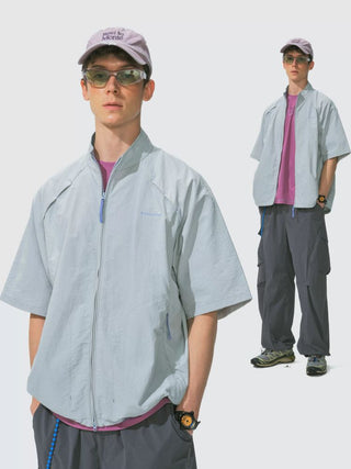 [Monterest] Stand Collar Breathable Zip-Up Jacket