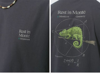 [Monterest] Chameleon Print Relaxed Fit T-Shirt