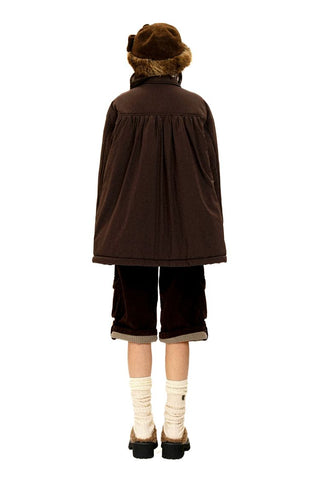 [Moromoro2] Doll Collar A-Line Padded  Jacket