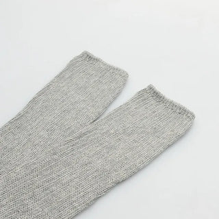 Ribbed long socks