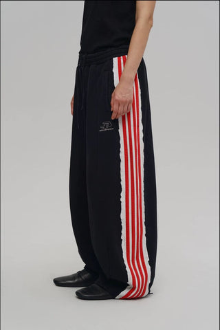 [MASONPRINCE] Raw Edge Stripe Track Set