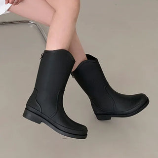 [Mid-Long] Color Rain Boots 0447 (3 colors)