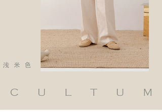 [CULTUM] Linen Blend Drawstring Pants