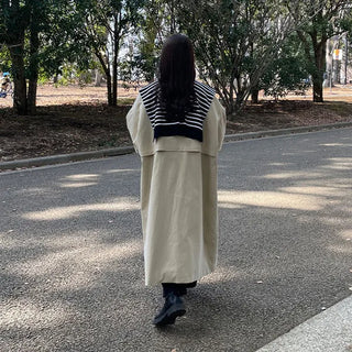 2-way hooded trench coat