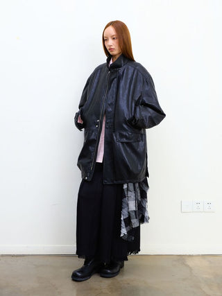 [NeverSeez] Tassel Pleated Skirt