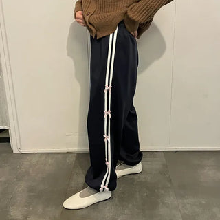 Ribbon detail jogger pants