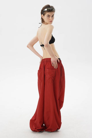 [MASONPRINCE] Lightweight Nylon Parachute Pants