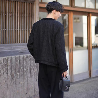 Black tweed jacket