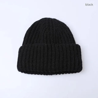Rib knit beanie