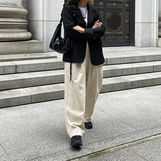 Balloon Cotton Easy Pants