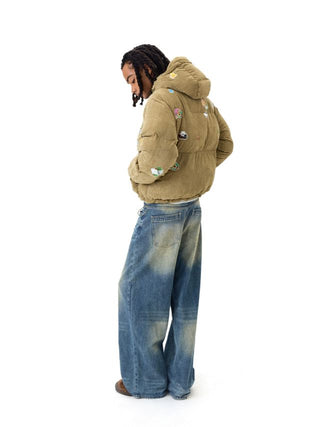 CONP Suede Texture Padded Jacket