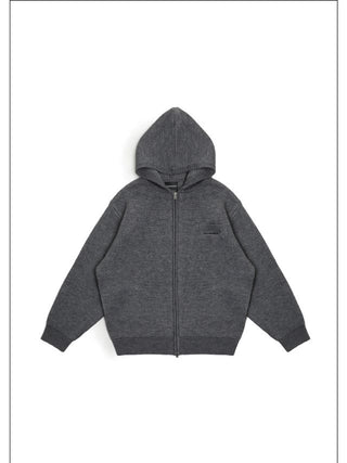 MASONPRINCE Wool Blend Hoodie Cardigan
