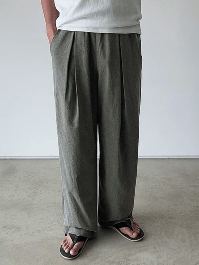 Vincent Crack Pigment Banding Pants